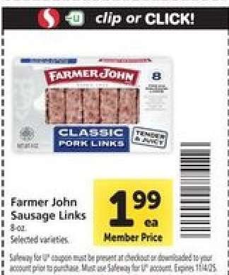 Farmer John Sausage Links