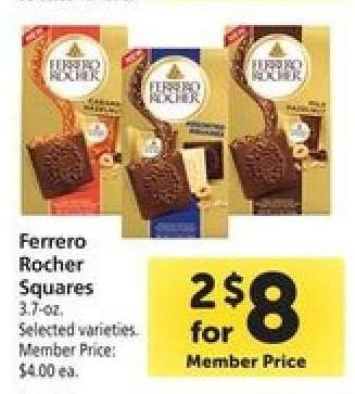 Ferrero Rocher Squares