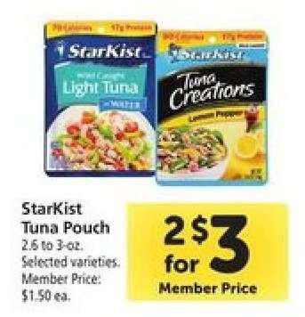Starkist Tuna Pouch