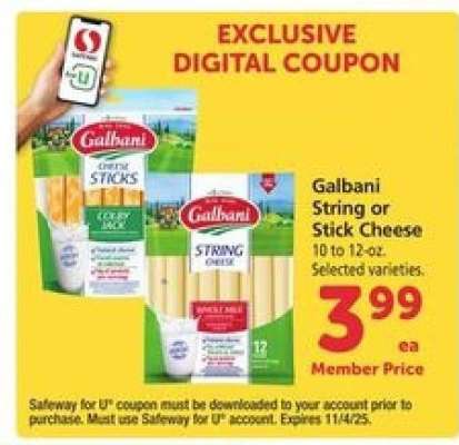 Galbani String or Stick Cheese