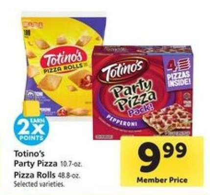 Totino's Party Pizza & Pizza Rolls