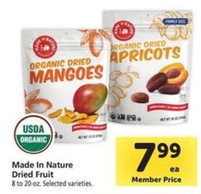 Made In Nature Dried Fruit