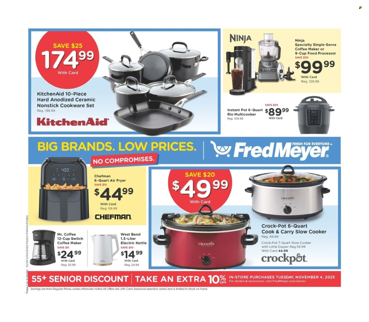 Fred Meyer ad - 10/29/2025 - 11/04/2025. Page 1