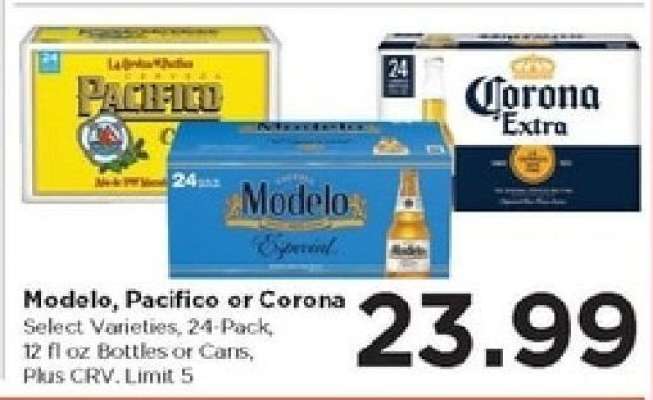 Modelo, Pacifico or Corona