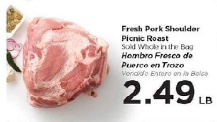 Fresh Pork Shoulder Picnic Roast