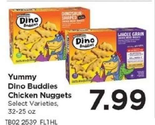 Yummy Dino Buddies Chicken Nuggets