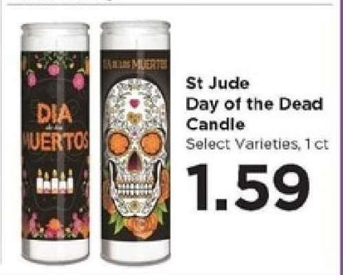 St. Jude Day of the Dead Candle