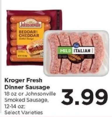 Kroger Fresh Dinner Sausage