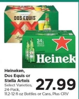 Heineken, Dos Equis or Stella Artois