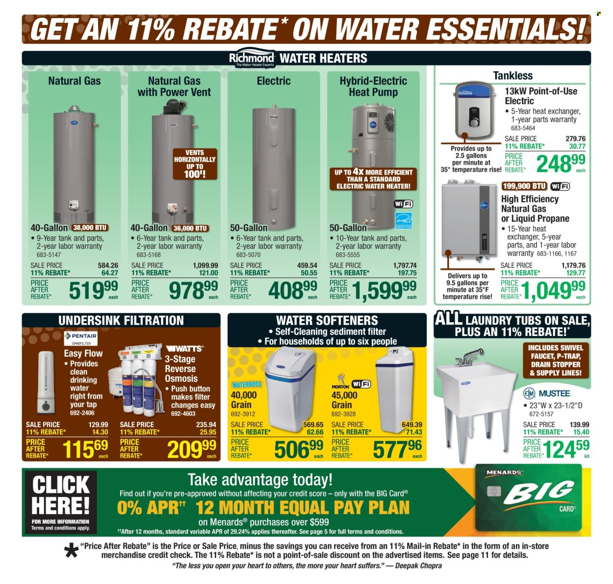 Menards ad - 10/30/2025 - 11/09/2025. Page 12