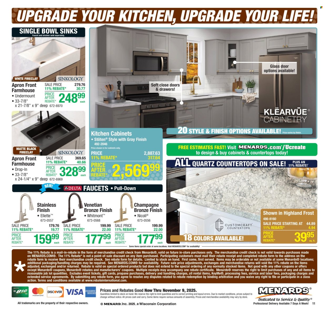 Menards ad - 10/30/2025 - 11/09/2025. Page 16