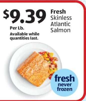 Fresh Skinless Atlantic Salmon