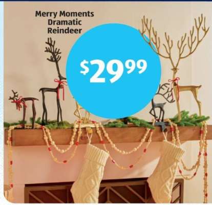 Merry Moments Dramatic Reindeer
