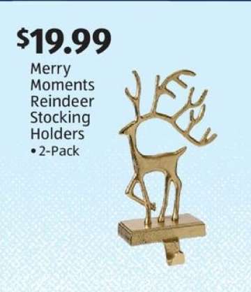 Merry Moments Reindeer Stocking Holders