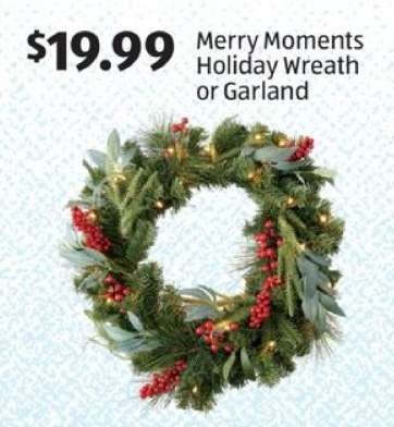 Merry Moments Holiday Wreath or Garland
