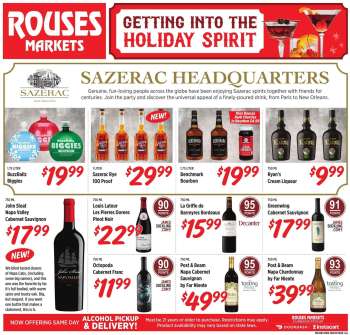 Rouses Markets Flyer - 10/29/2025 - 12/03/2025.