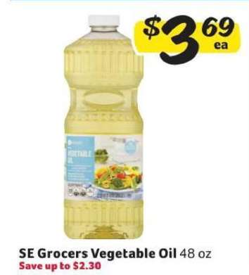 SE Grocers Vegetable Oil