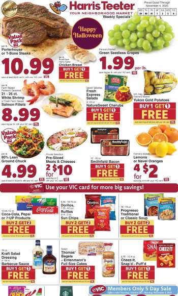 Harris Teeter Flyer - 10/29/2025 - 11/04/2025.