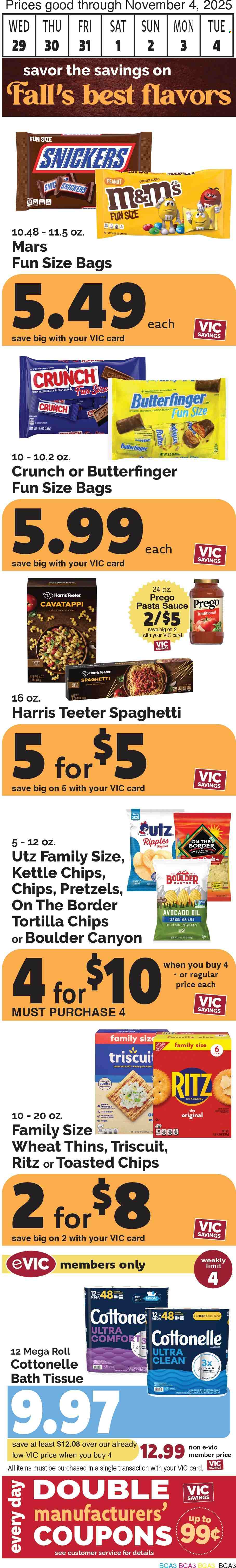 Harris Teeter ad - 10/29/2025 - 11/04/2025. Page 2