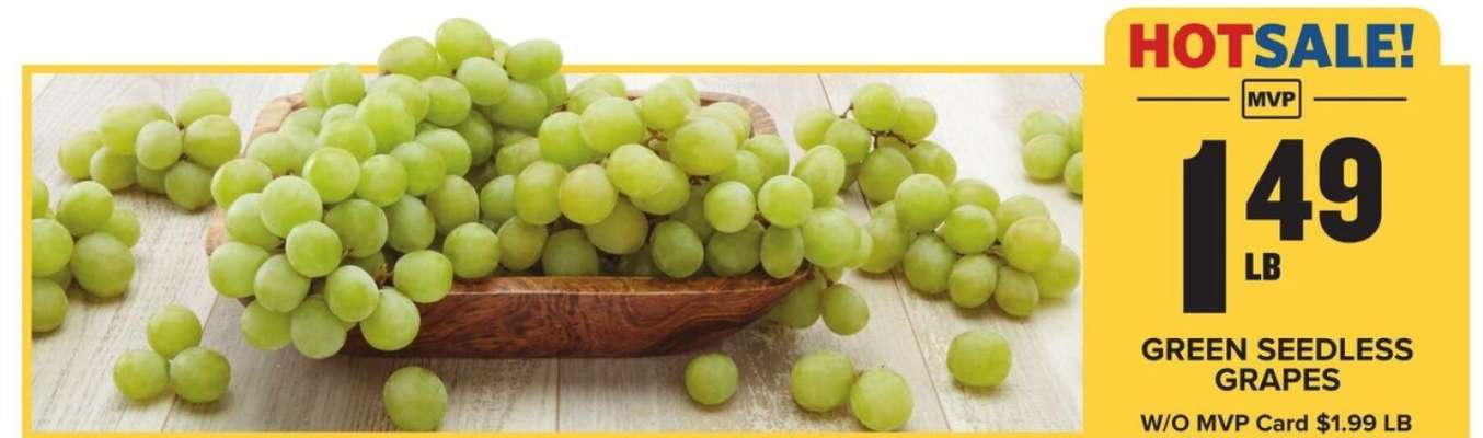 Green Seedless Grapes
