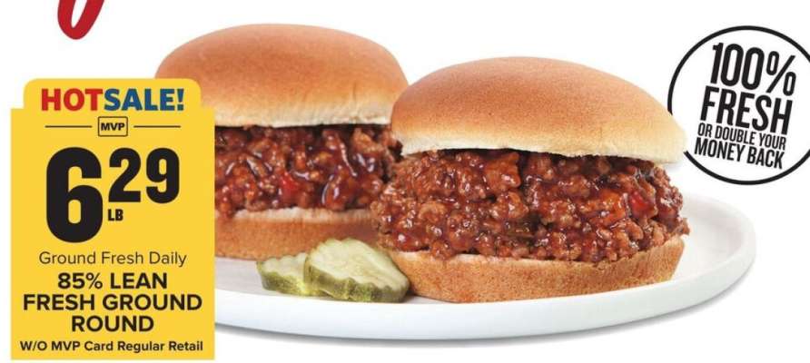 85% Lean Fresh Ground Round