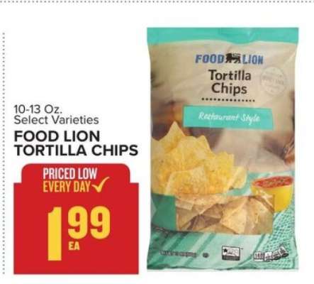 FOOD LION TORTILLA CHIPS
