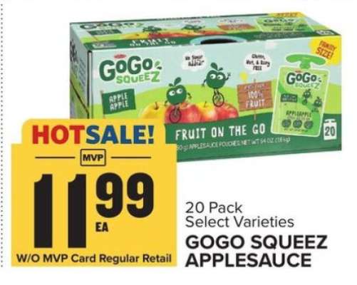 GoGo Squeez Applesauce