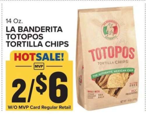 LA BANDERITA TOTOPOS TORTILLA CHIPS