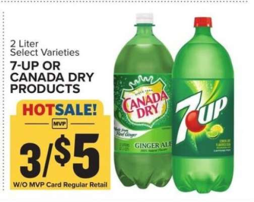 7-UP or Canada Dry Products