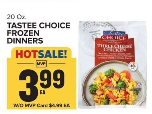 Tastee Choice Frozen Dinners
