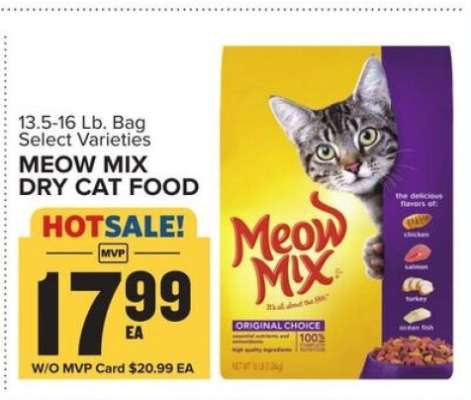 Meow Mix Dry Cat Food*