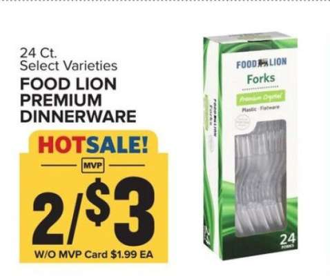 Food Lion Premium Dinnerware