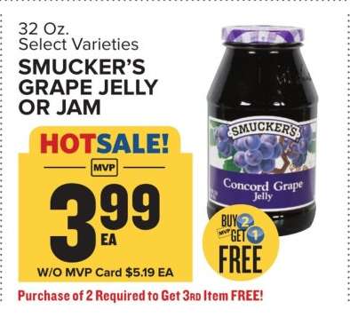 Smucker's Grape Jelly or Jam