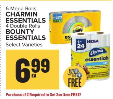 Charmin Essentials & Bounty Essentials