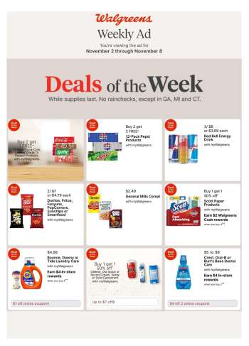 Walgreens Flyer - 11/02/2025 - 11/08/2025.
