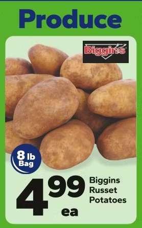 Biggins Russet Potatoes