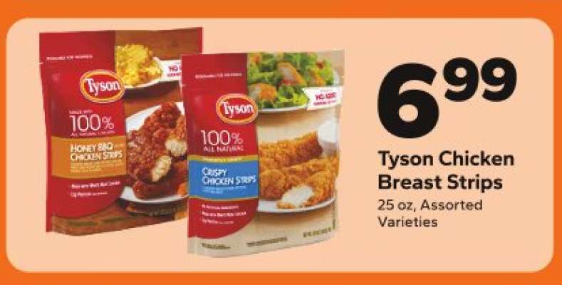 Tyson Chicken Breast Strips