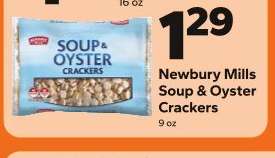 Newbury Mills Soup & Oyster Crackers