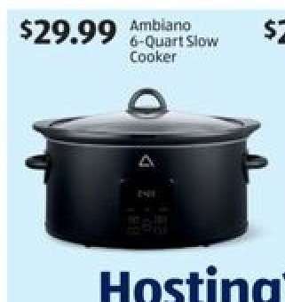 Ambiano 6-Quart Slow Cooker