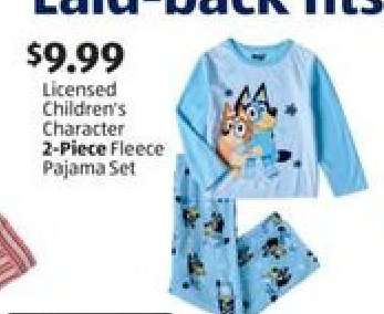 Licensed Children's Character 2-Piece Fleece Pajama Set