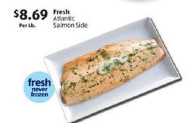 Fresh Atlantic Salmon Side