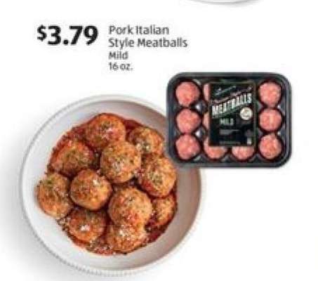Pork Italian-Style Meatballs