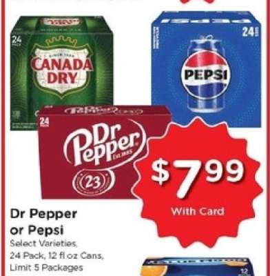 Dr Pepper or Pepsi