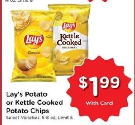 Lay's Potato or Kettle Cooked Potato Chips
