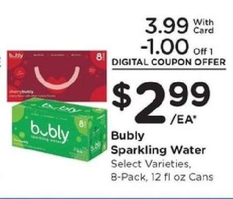 Bubly Sparkling Water