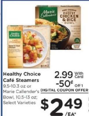 Healthy Choice Café Steamers