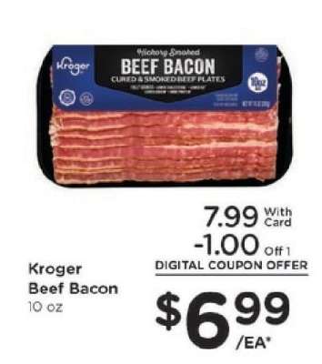 Kroger Beef Bacon