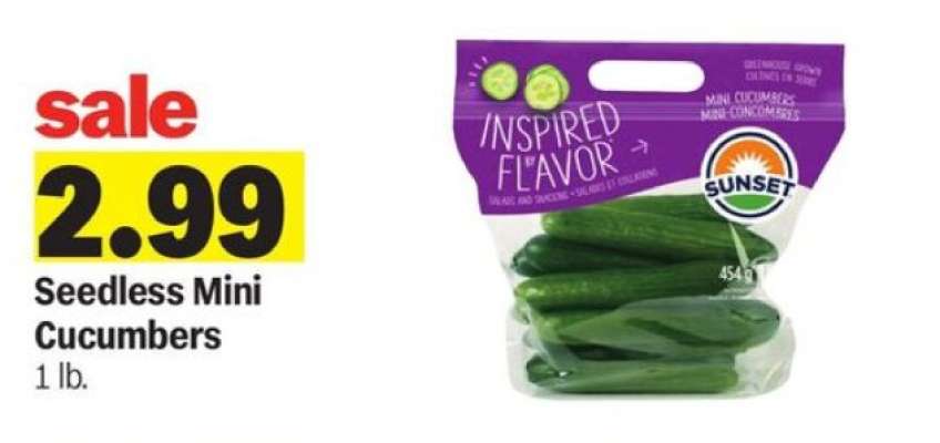 Seedless Mini Cucumbers