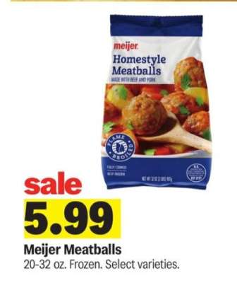 Meijer Meatballs