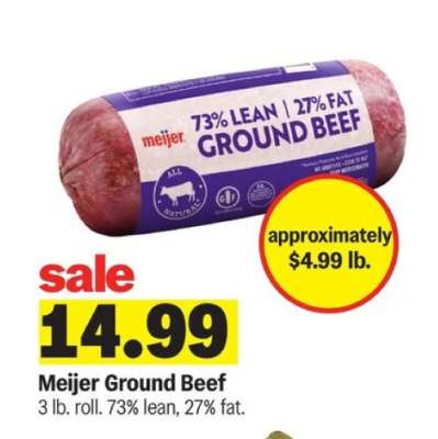 Meijer Ground Beef*
